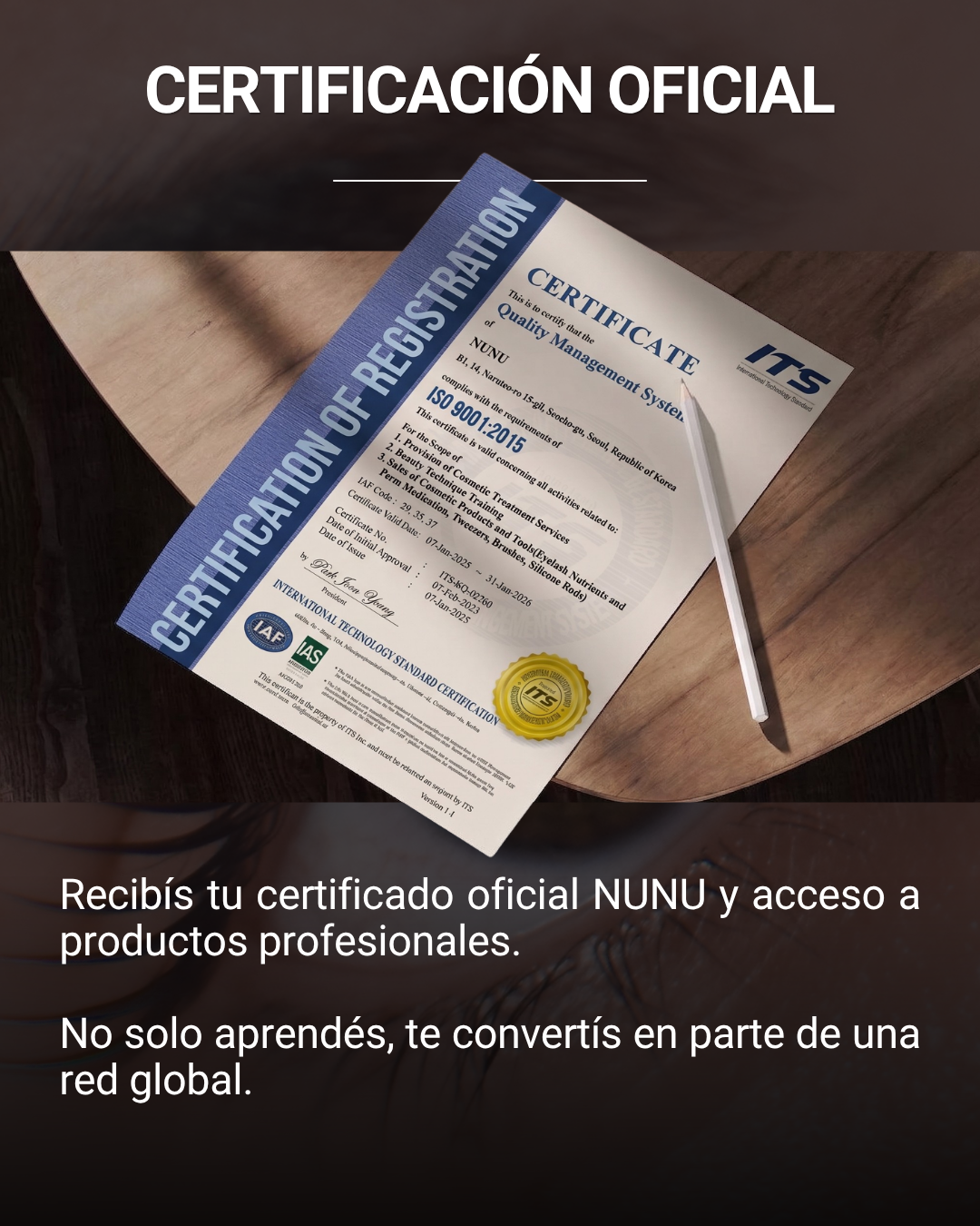 Certificación oficial NUNU